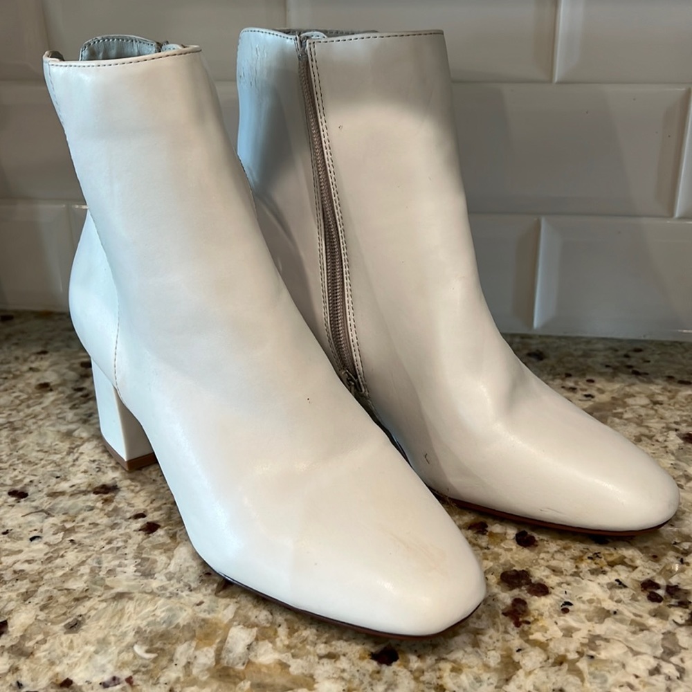 White booties